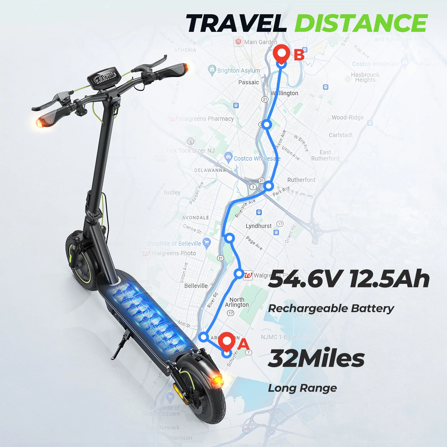 Electric Scooter S10PRO 800W foldable