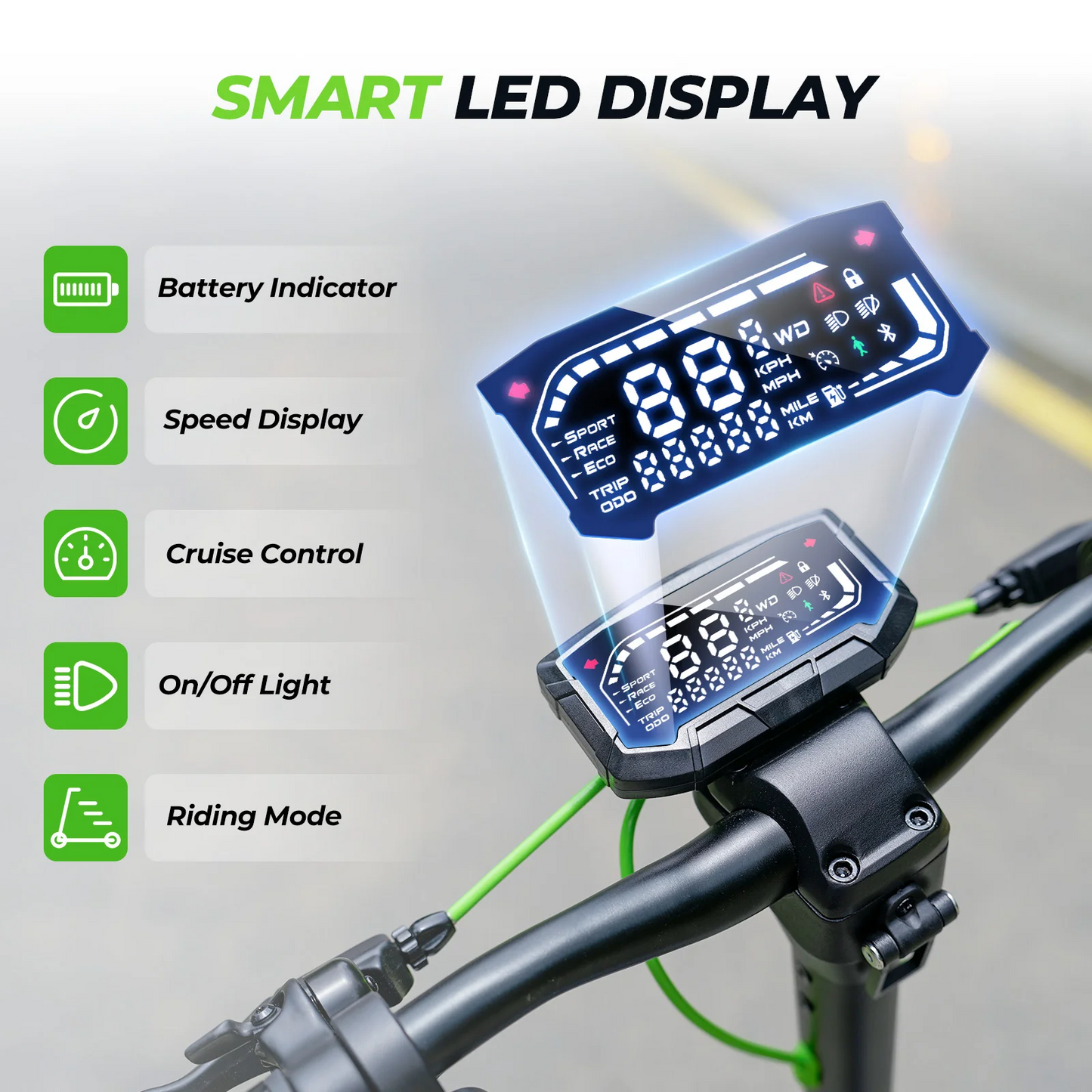 Electric Scooter S10PRO 800W foldable