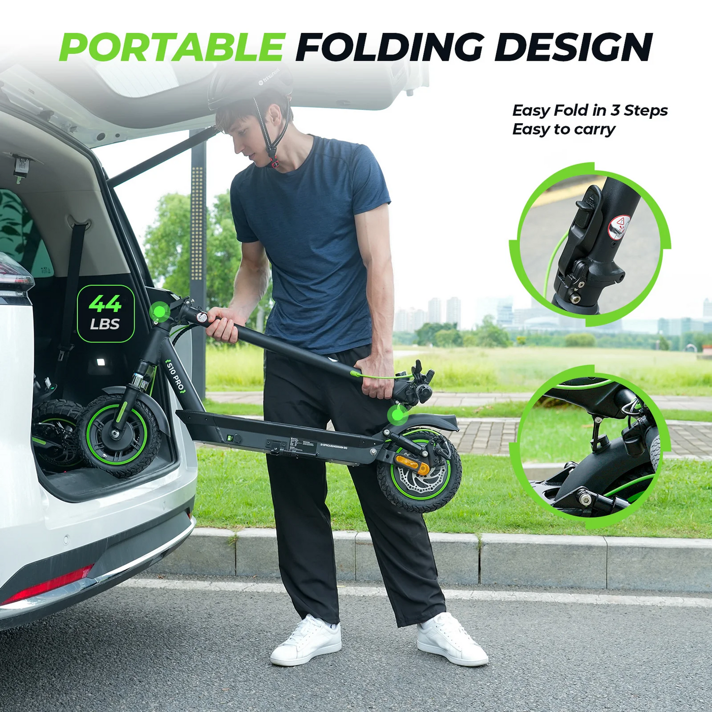 Electric Scooter S10PRO 800W foldable