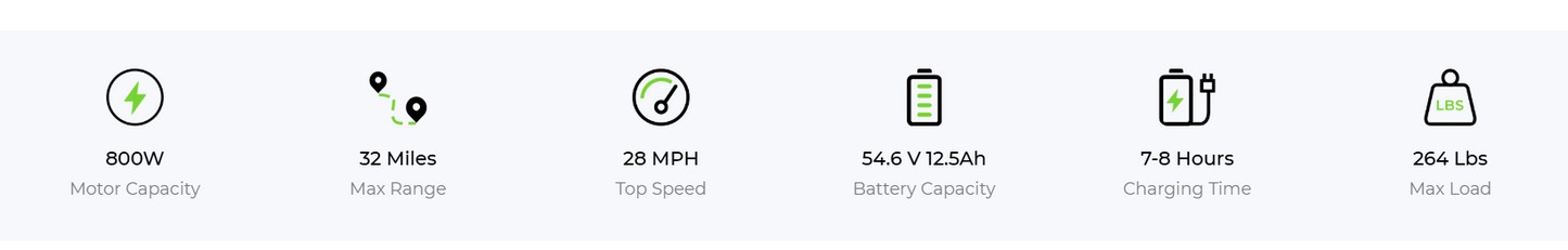 Electric Scooter S10PRO 800W foldable
