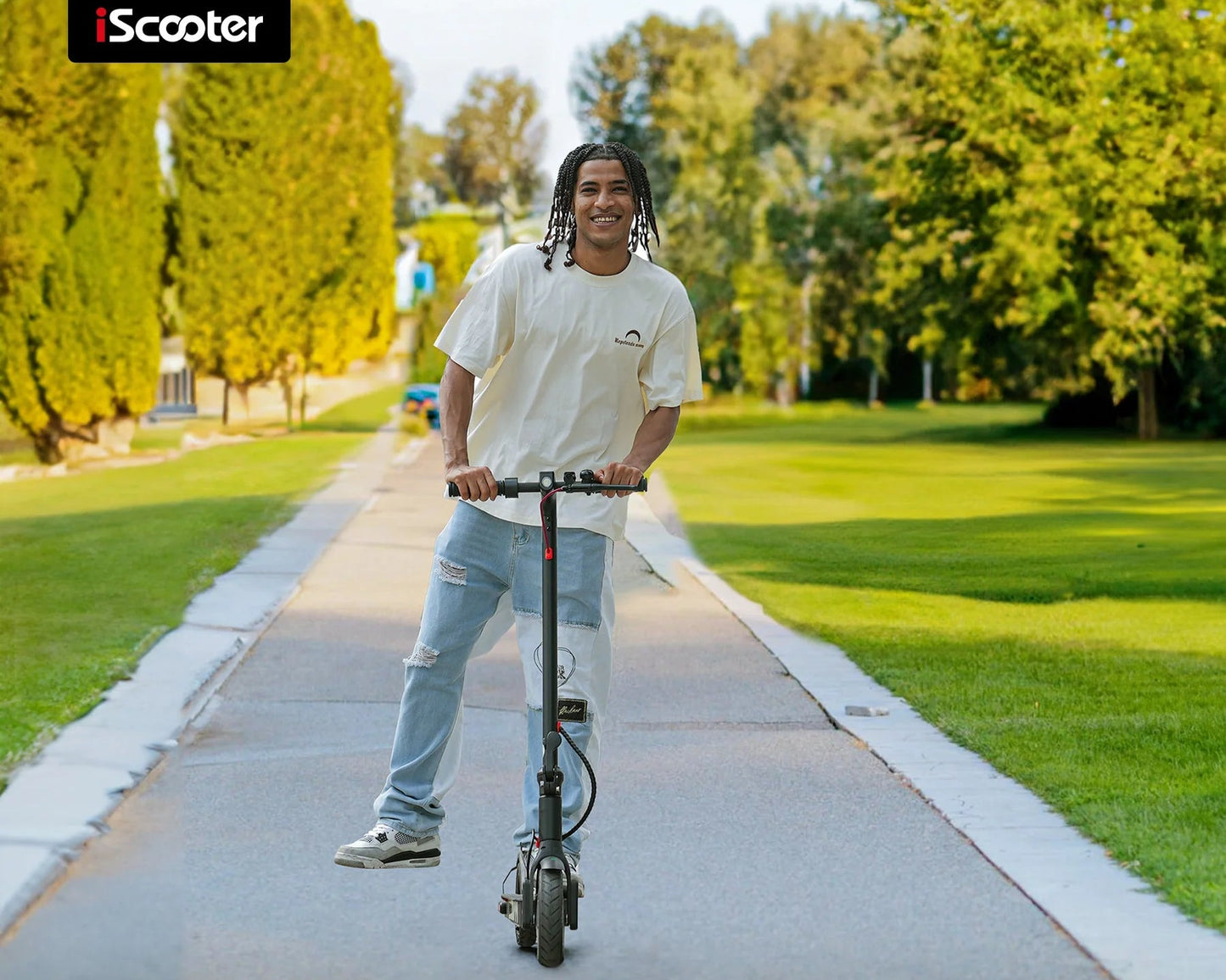 i8 iScooter E-Scooter, 350W Motor, Foldable