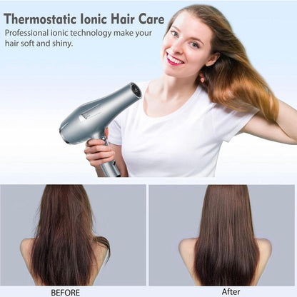 Faszin Hair Dryer Professional Ionic Hairdryer with 2 Speed 3 Heat Setting.