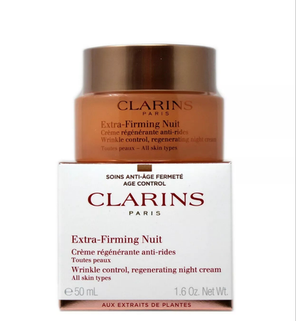 Clarins Extra-Firming Wrinkle Control Night Cream 50ml (Brand New)