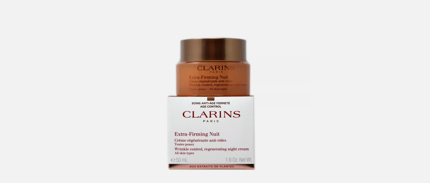 Clarins Extra-Firming Wrinkle Control Night Cream 50ml (Brand New)
