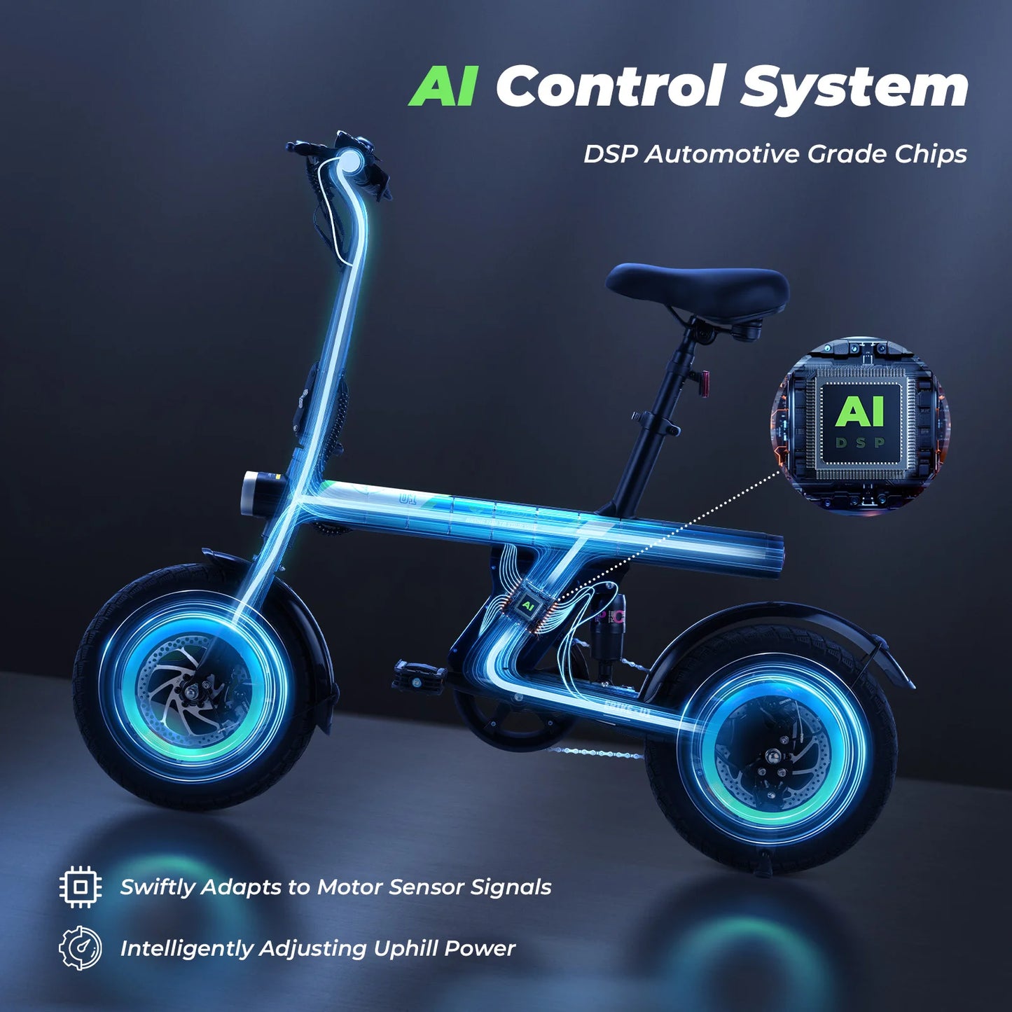 U1 Foldable Electric Bike 500W