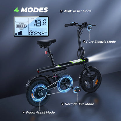U1 Foldable Electric Bike 500W