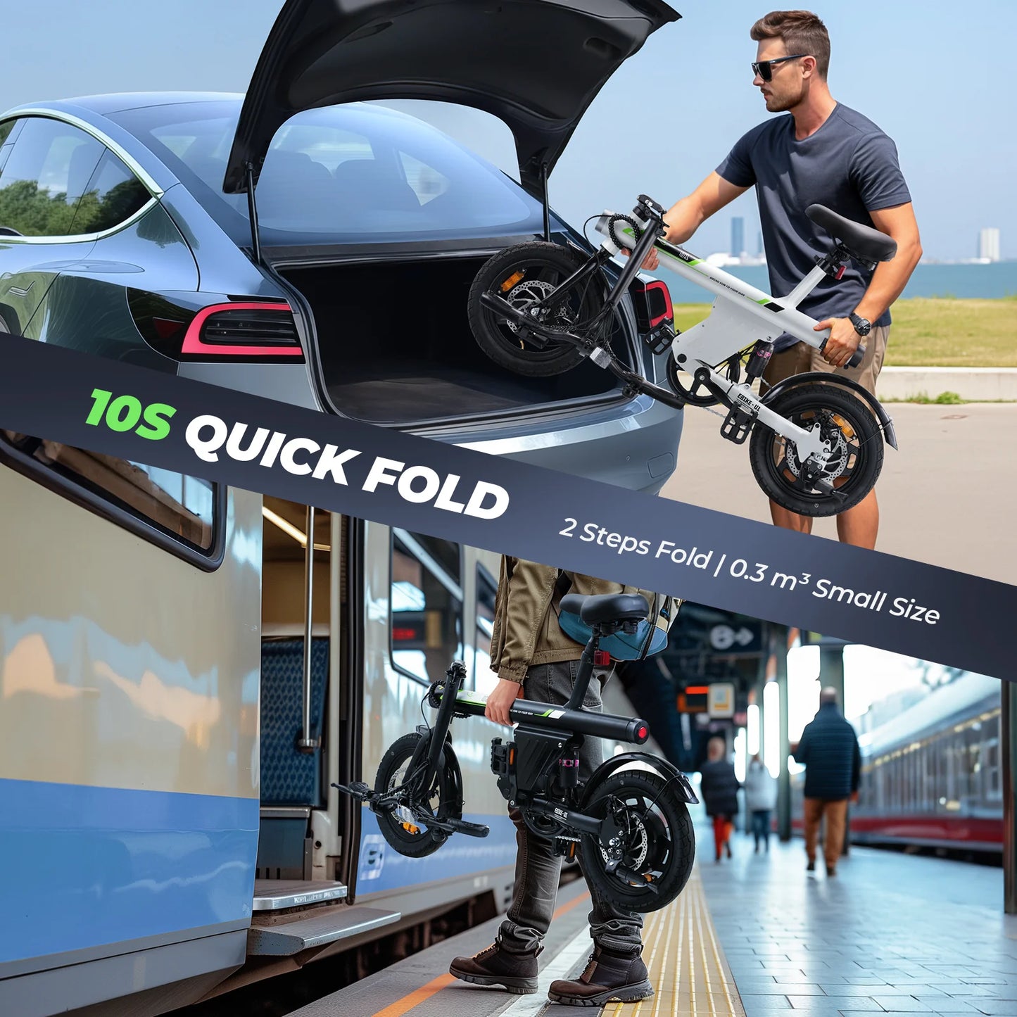 U1 Foldable Electric Bike 500W