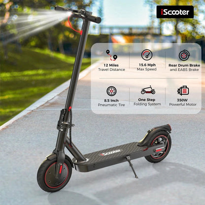 i8 iScooter E-Scooter, 350W Motor, Foldable